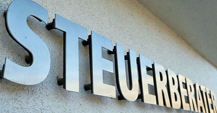 Wandbeschriftung Steuerberater